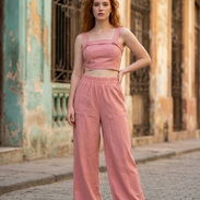 Conjunto de pantaloneta y blusa (Tallas M y L) - Img 55497095