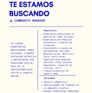 buscamos community manager - Img 48975827