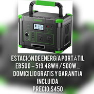ESTACIÓN DE ENERGÍA PORTÁTIL EB500 – 519.48Wh / 500W… - Img 57377293