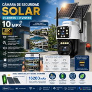 Cámara solar 2 lentes 10Mpx 2 paneles solares - Img 57014009