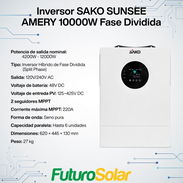 Inversor SAKO 10000W - Img 54830456