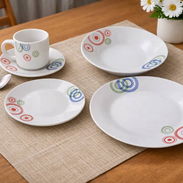 *SET DE VAJILLA DE 20 PIEZAS*🍽 (Círculos) - Img 55672146