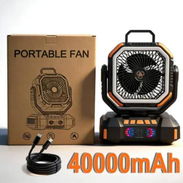 Ventilador Recargable F22 40mil amp  Precio: 110 usd  1 mes de garantía   Características: • 🔋 Batería de 40,000 mAh – - Img 57302589