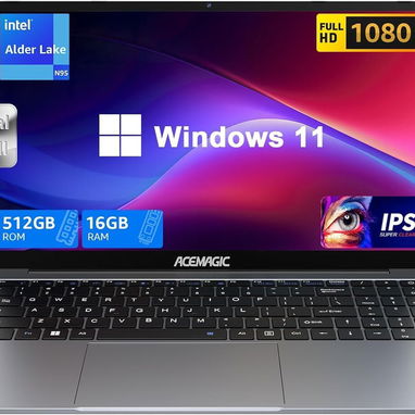 LAPTOP 🎁NUEVA🎁📦CAJA, AceMagic Pro (AX15-N97), 15.6" FHD IPS Antireflejo, Intel N97, 16GB RAM, 512GB SSD, 7Horas - Img 125480717