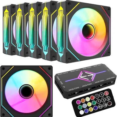 Vendo kit de 5 fanes rgb (de uso) - 53577346 - 3/3
