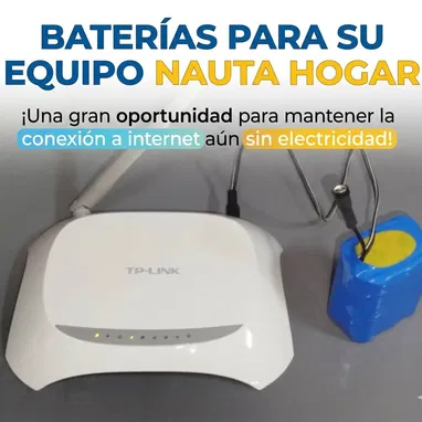 INTERNET AÚN SIN ELECTRICIDAD 😃 BATERÍAS PARA SUS EQUIPOS NAUTA HOGAR 🔥 52415332 - Img 122938030