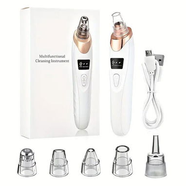 馃 Limpiador de Poros Faciales Recargable por USB con 5 Sondas - Img 126649218