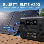 Bluetti v200 con panel solar de 615w marca longi y cable de 10 metros 1650 USD - Img 57583876