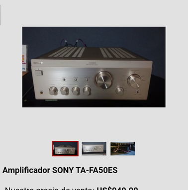AMPLIFICADOR  STEREO SONY Made in JAPON - Img 49571662