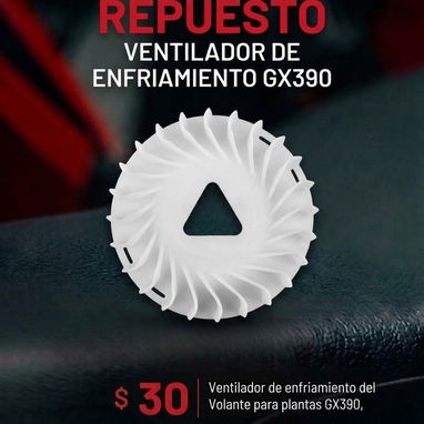 ⚙️ VENTILADOR DE ENFRIAMIENTO DEL VOLANTE PARA GENERADOR 188F | 168F - 2/2