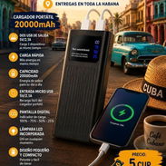 *Cargador portátil de 20000 mAh 20 usd* - Img 55789392