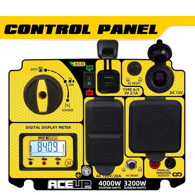 Aceup Energy Generador inversor portátil de 4000 vatios de 149 cc - Img 105017136