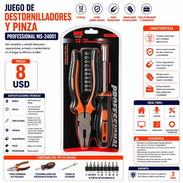 ‼️JUEGO DE DESTORNILLADORES Y PINZA MS PROFESSIONAL MS-24001‼️ - Img 57218516