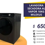 Lavadora Secadora al Vapor marca Milexus 10kg ( carga frontal) - Img 52157196