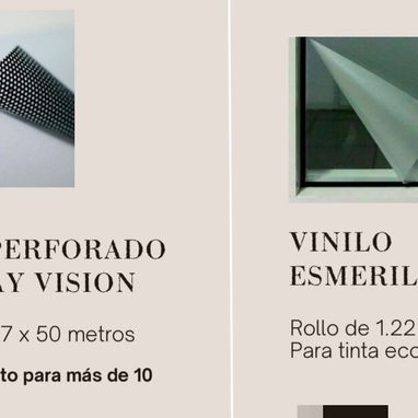 VENTA DE PVC Y ACRÍLICO - 9/10