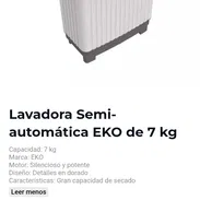 Lavadora Semi-automática EKO de 7 kg - Img 55644351