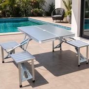 Conjunto de terrazas plegables ideal para piscinas 170 mensajería incluida en algunos lugares de La Habana - Img 56364327