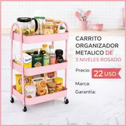 CARRITO ORGANIZADOR METÁLICO - Img 55660887