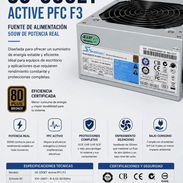 Fuente Seasonic 500W 80+ Bronce - Img 58148375
