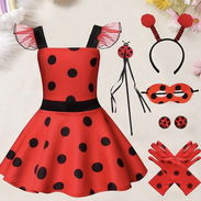 DISFRAZ DE LADY BUG PARA NIÑA DE 5 a 6 años NUEVO IDEAL PARA HALLOWEN O CUMPLEAÑOS - Img 57591700