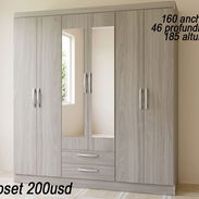 Vendo closet de uso moderno con espejos y tres compartimentos. - Img 55958367