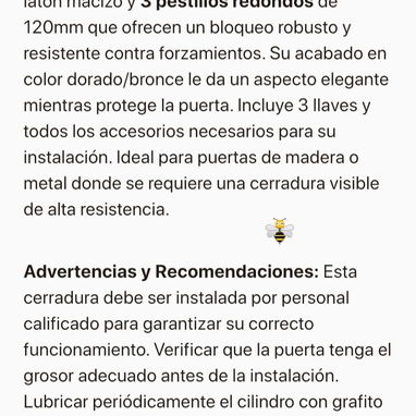 Cerradura tres pasos - Img 121957723