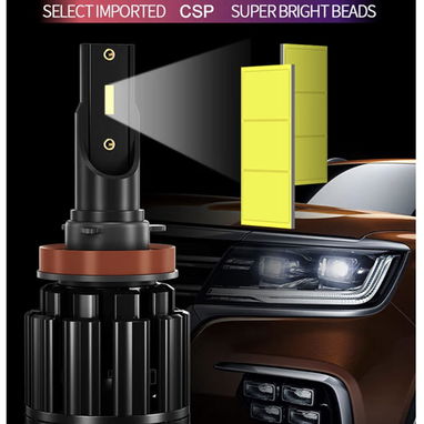 BOMBILLO LED H4 CHIP CSP DE LUZ BLANCA. - 2/4