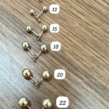 Aretes Oro. LM joyería. Garantía y comprobante de compra. Mensajeria disponible. Aceptamos varios tipos de pagos - Img 122191309