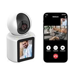 Cámara WiFi 1080P con pantalla y videollamada - 2/3