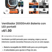 Ventilador recargable - Img 56864970