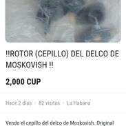 2000$** Rotor del cepillo del delco de Mosvovich original comprado en fábrica Rusa calidad sellado - Img 45607306