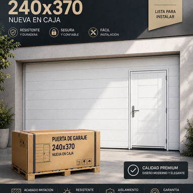 Puerta de Garaje 300x240, 370x240 e su motor - 2/2
