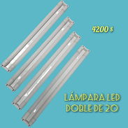 Lámpara led doble de 20 - Img 51605952