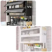 😍Platero escurridor con doble puerta para fregaderos sencillos. ✅Medidas: 95 cm altura x 65 cm ancho x 28cm profundidad - Img 55797569