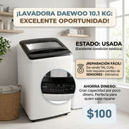 Lavadora Daewoo de uso 10.1kg - Img 56574857