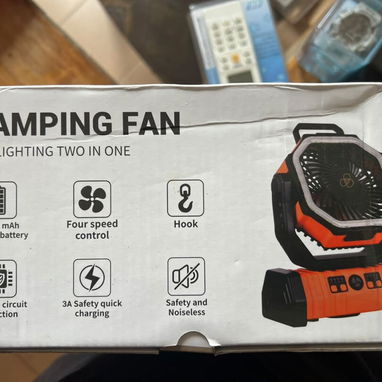 VENTILADOR RECARGABLE DE 20000 mAh SACO - 2/2