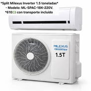 split Milexus inverter de 1.5 tonelada con transporte incluido, tengo lo que buscas 💯 - Img 56787478