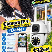 🚨📹🌻 ¡PROTEGE TU HOGAR Y TU NEGOCIO CON IYAWO! 🌻📹🚨  🔥 ¡CÁMARA IP WIFI DOBLE LENTE TIPO BOMBILLO! 🔥  💥 ¡POR SOLO - Img 58345484