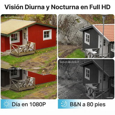🔒 Sistema de Cámaras de Seguridad ZOSI H.265+ Full HD 1080P 🌐 - 7/9