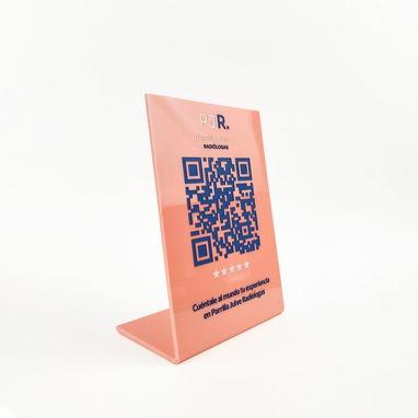 Decorados de acrílico para negocios. Código QR, mostradores, menús, carteles, portacelulares, porta tarjetas y más. - Img 115219382