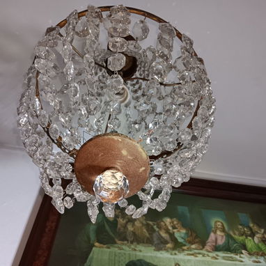 Antigua lámpara cucullera . - 3/5