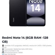 ⭐ Redmi Note 14 (6GB – 128GB) - Img 56575534