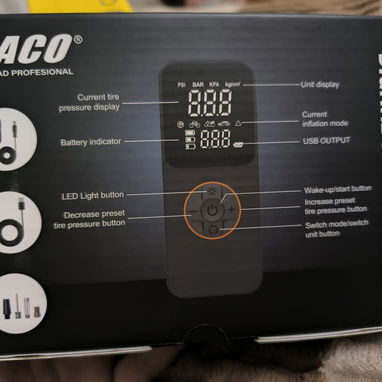 Compresores portátil marca saco calidad profesional de 50w de potencia y de 70w de potencia infla hasta 150psi x carga - 7/7