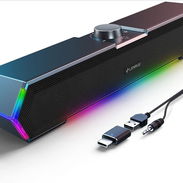 🔊 Altavoces LENRUE G11 para PC y Laptop – Sonido Estéreo y Diseño Gaming. Bocina Barra de sonido 🌐 46 USD - Img 56406386