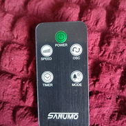 Ventilador de Pedeswtal Recargable Sanumo LED tubo Modo de control Mando a distancia, 6  Duración de la batería (estado - Img 54751572