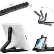 Soporte plástico negro para tabletas , móviles , notebook - Img 53829308