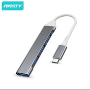 REGLETA USB DE 4 PUERTOS, SE CONECTA POR EL PUERTO C DE SU LAPTOP. - Img 44764885