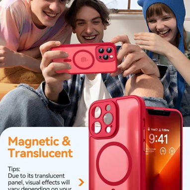 Funda Magnética para iPhone 13 Pro – Red | videojuegoshabana.com - Img 122997678