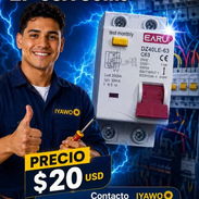 ⚡🛡️ ¡Protege tu instalación eléctrica con calidad y seguridad! 🛡️⚡ DIFERENCIAL 2P 63A – 30mA 💲 Precio: $20 USD ✅ Prot - Img 56133025
