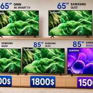 TV SAMSUNG 85” 75” 65” QLED + QLED + QLED 4k CRISTAL UHD + TRANSPORTE INCLUIDO  + GARANTIA +SUPER OFERTAS + - Img 48137567